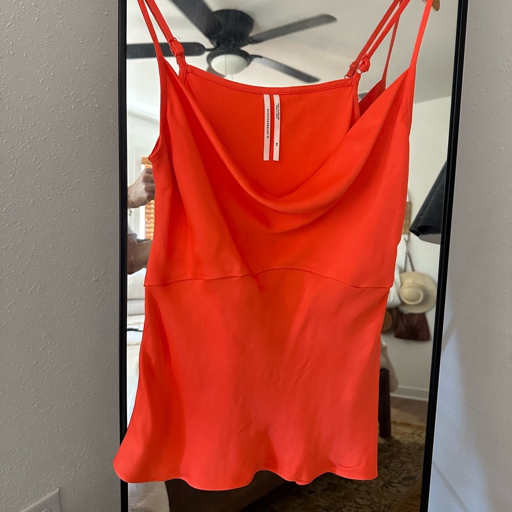 Anthropologie red tank - size XS